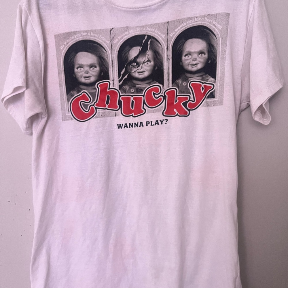 Chucky Graphic Kids T-Shirt - White